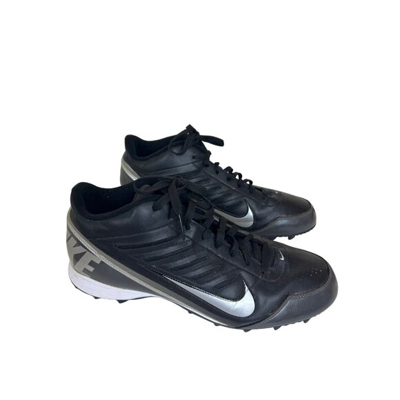 Nike Land Shark Football Cleats Shoes Men’s Size 13 Black Silver main image 8